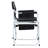 Oversized Fishing Chair With Storage Pockets & Side Table, 400lbs Weight Capacity, Black/grey, Comfortable And Lightweight Camping Padded For Outdoor Relaxation-518485566