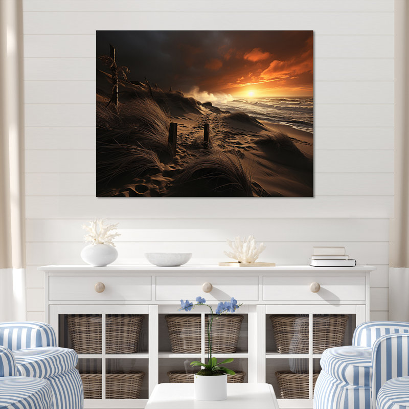 " Beach Photo Dune Dreams VI ", 24" H x 32" W x 1" D, Wrapped Canvas