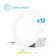 6" Slim Recessed LED, 12W, 3CCT Selectable, Dimmable