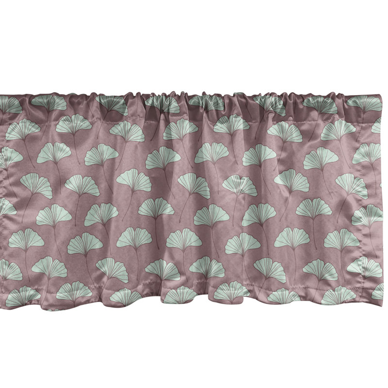Cantonnière Ambesonne Clouds Pack de 2 cœurs à pois bleu ciel bleu gris, L 54 po x L 18 po
