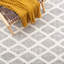 Tapis géométrique en laine et en coton tissé à la main Castillo-70812906