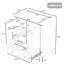 Meuble-lavabo 30 po sans lavabo, base seulement, armoire de salle de bain multifonctionnelle avec portes et tiroir, structure solide et panneau en bois aggloméré-1432911820-1432911817