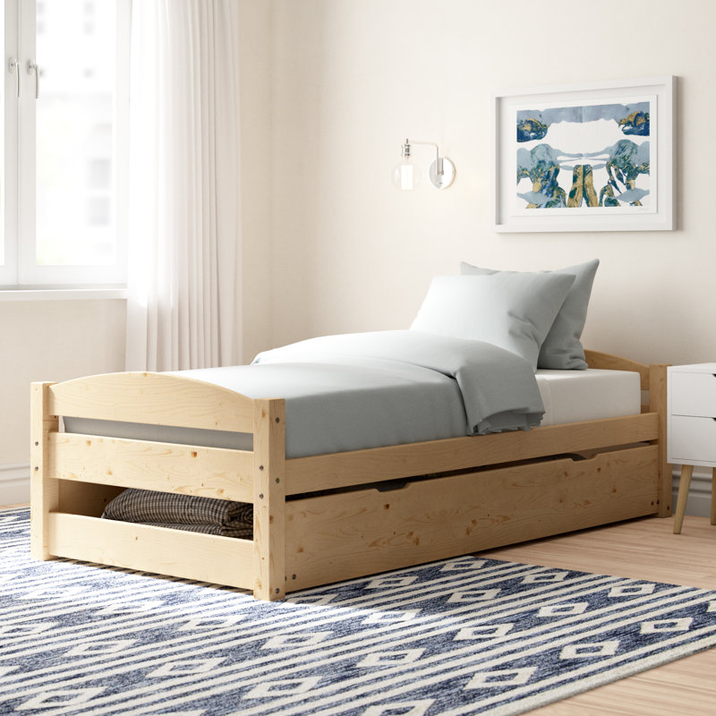 Macdougal European Single Bed, Natural brown, Single (3')