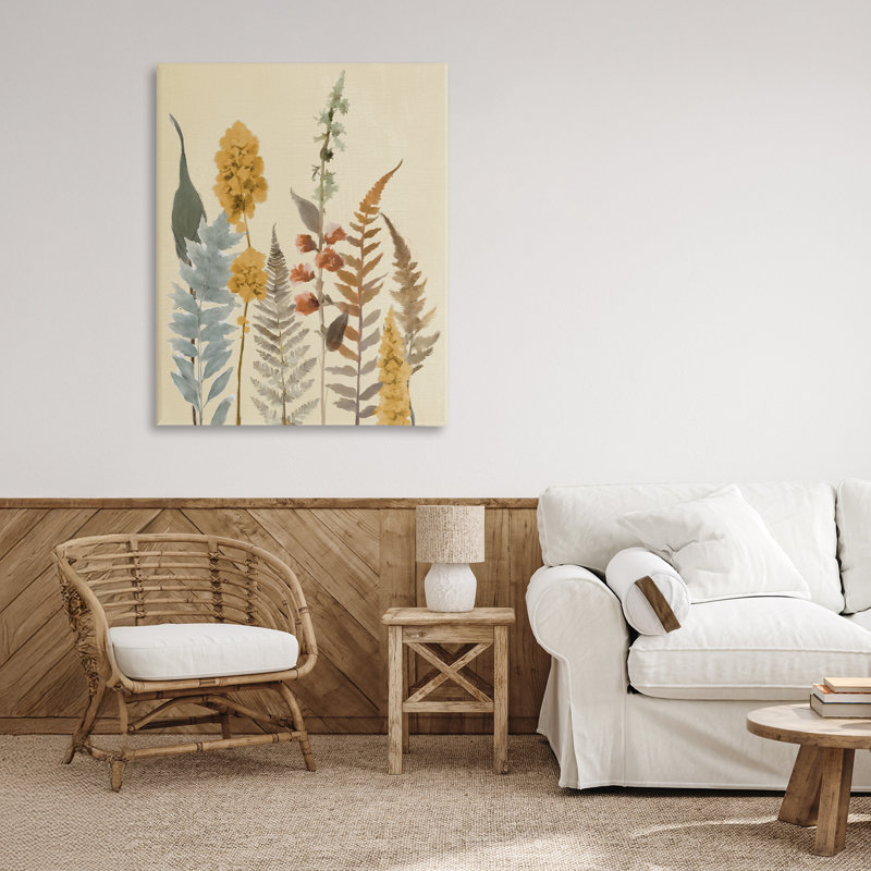 Plantes d'automne, toile par Elizabeth Medley, H 40 po x l 30 po