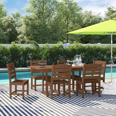POLYWOOD x Sol 72 7-Piece Traditional Dining Set by Sol 72 Outdoor