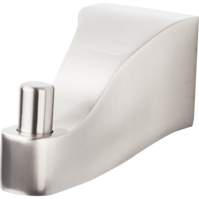Aqua Wall Bath Hooks, Brushed Satin Nickel