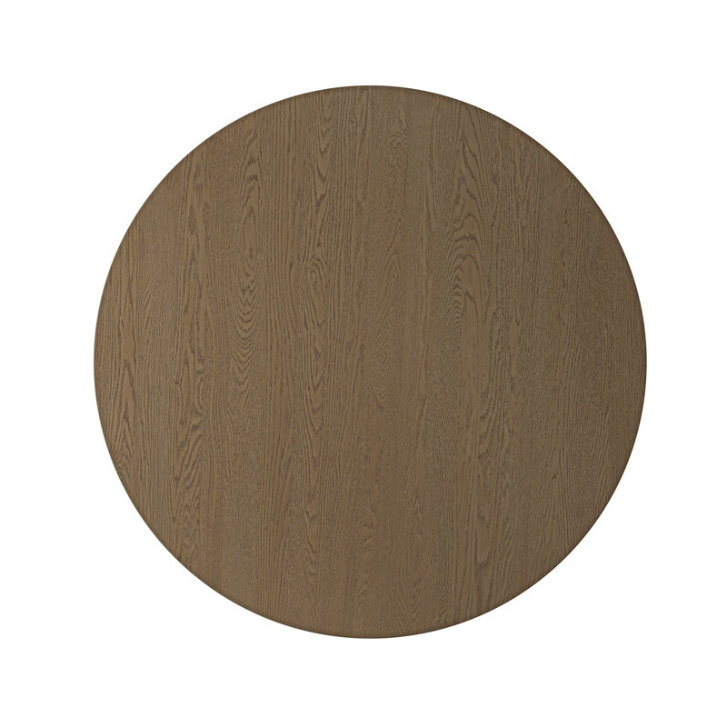 Eastman Round Oak Pedestal Dining Table