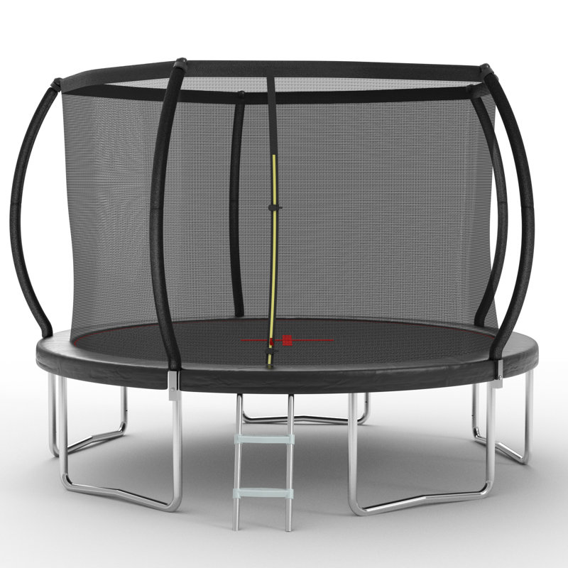 YC 12FT Trampoline Pumpkin - Standard - Noir