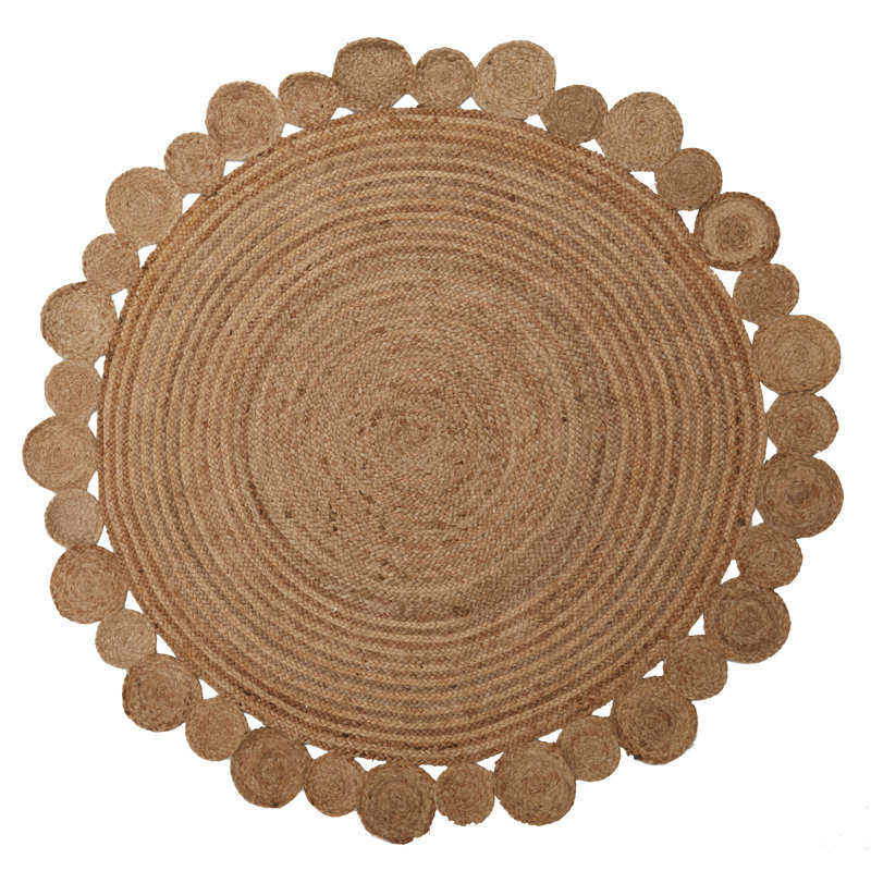 Jute / Sisal Flatweave Area Rug, Round 152 cm