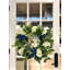 23" Spring Wreath with Hydrangeas, Heather and Ivy