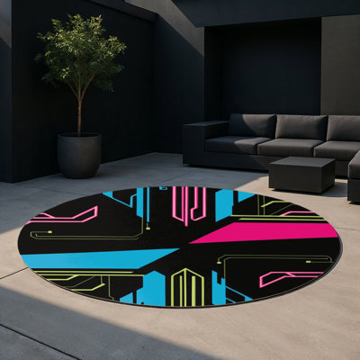 Tapis intérieur et extérieur Neon Apex