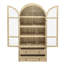 Rangement moderne en bois avec 2 tiroirs, charnière à 180 degrés et unité de cuisine à 5,16 po avec 4 panneaux stratifiés intérieurs