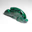 Genuine Polished Malachite Fish Carving (1.7 Lbs)