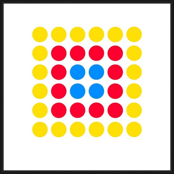 JBass Grand Gallery Collection Yellow, Red, Blue Dots by JBass Grand ...