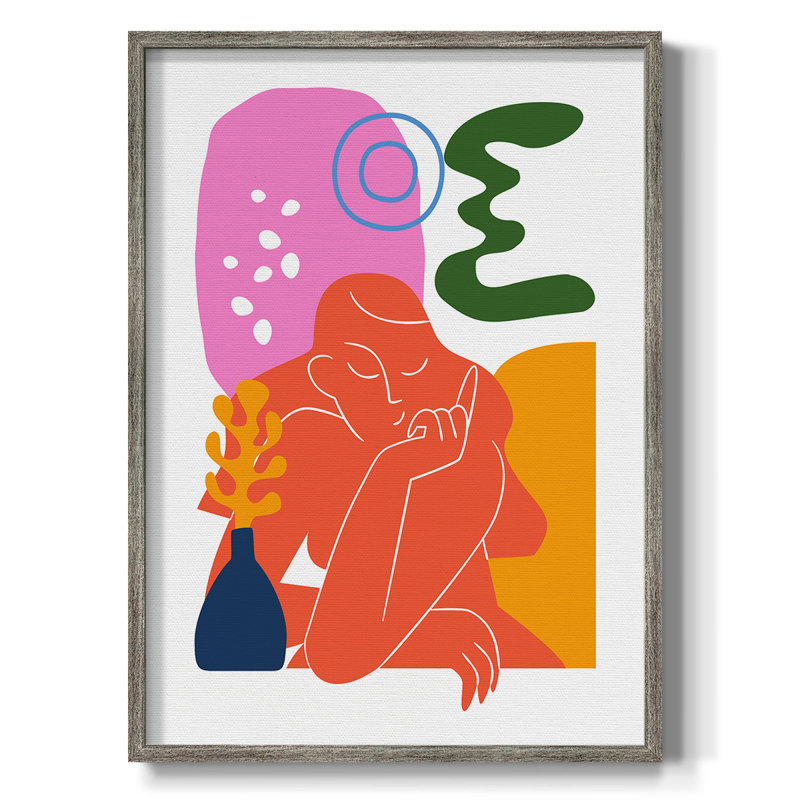Matisse CDLV III, reproduction d'art encadrée - bois massif, H 11 po x l 9 po