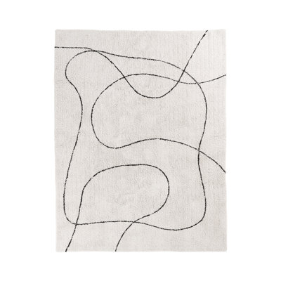 Rosalez Abstract Cotton Area Rug