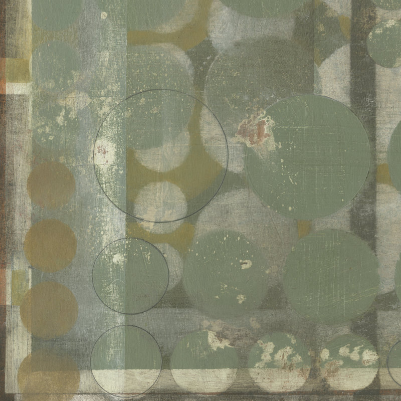 Layered Orbits II (A) by Jennifer Goldberger - Wrapped Canvas Painting, 122cm H x 122cm W x 3.8cm D