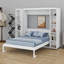 Lit escamotable mural Murphy avec portes de rangement-792997192