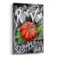  «Chalkboard Tomato» par Art Licensing Studio, art mural en verre acrylique, 12 po x 16 po