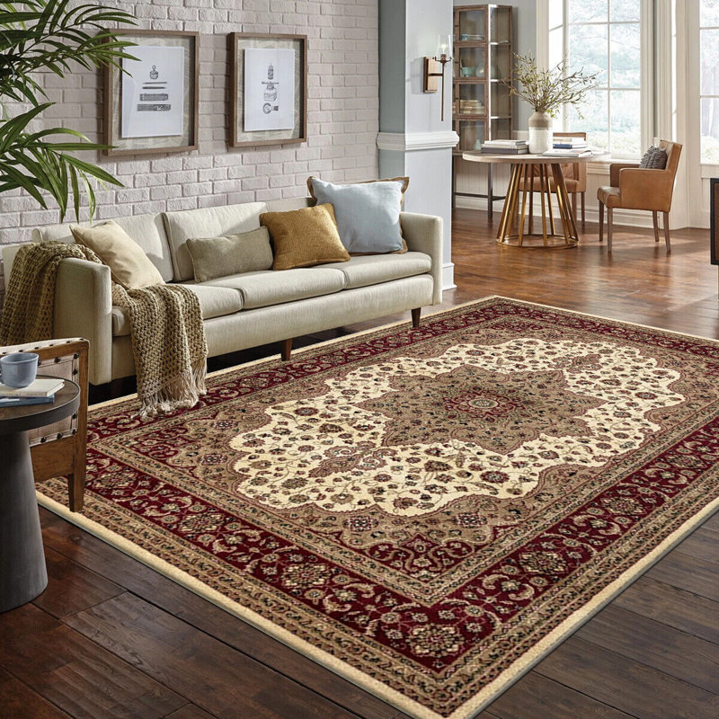 Karaman Floral Area Rug, Rectangle 160 x 230cm