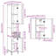 60.5cm Bathroom Vanity Base Only-1950945314