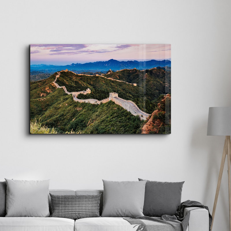 Peinture murale élégante en verre trempé 100% verre trempé, épaisseur: 0,16 pouce | Imprimé UV pour des couleurs éclatantes et une durabilité | Parfait pour la décoration intérieure et l'esthétique moderne
