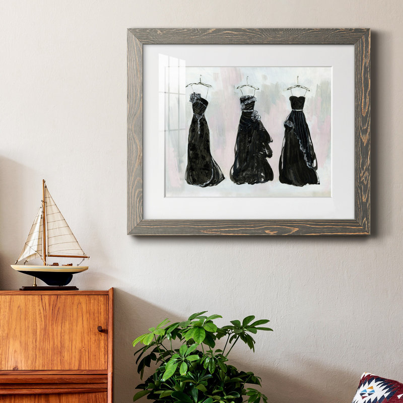 Noir et bling I - peinture encadrée, H 24 po x l 18 po x P 1,5 po, Gris, Blanc