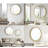 Metal Spherical Frame Circular Mirror-111949057