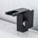 LED 3 Colours Changing Bathroom Waterfall Faucet Vanity Sink Faucet One Hole Single Handle With Drain