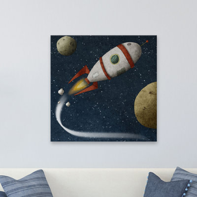 Giovanna Spaceship Adventure - Painting on Canvas