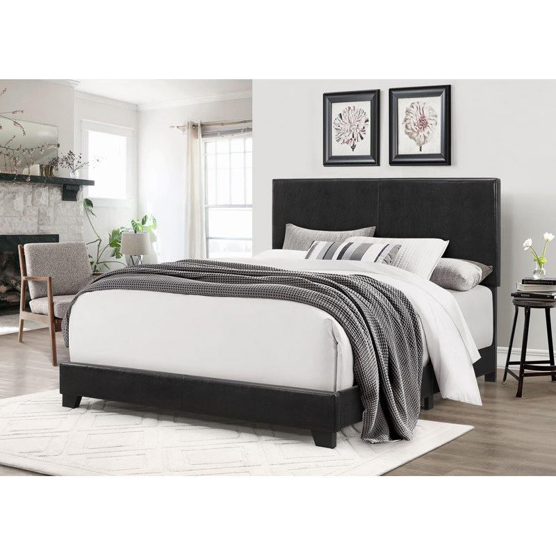 Caponi Standard Bed, Full, Black