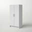 Armoire-penderie de 65 po de hauteur Bucholz, armoire de rangement avec rail de suspension et tablettes pour le salon, la cuisine et la salle de lavage, P 24,5 po x l 32 po x H 65 po, blanc-960273296-1030462444