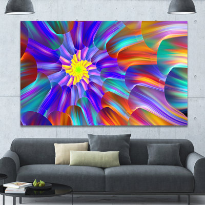 " Spectacular Stain Glass With Spirals "