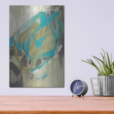 Luxe Metal Art 'Whirling I' By Jennifer Goldberger " Whirling I " by Jennifer Goldberger Painting Print