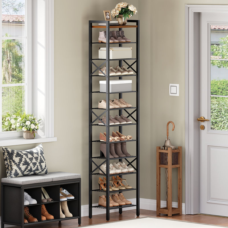 80.4" Tall 12-Tier Shoe Rack Shoe Organizer for Entryway