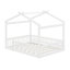Structure de lit en bois avec clôture-1053917441