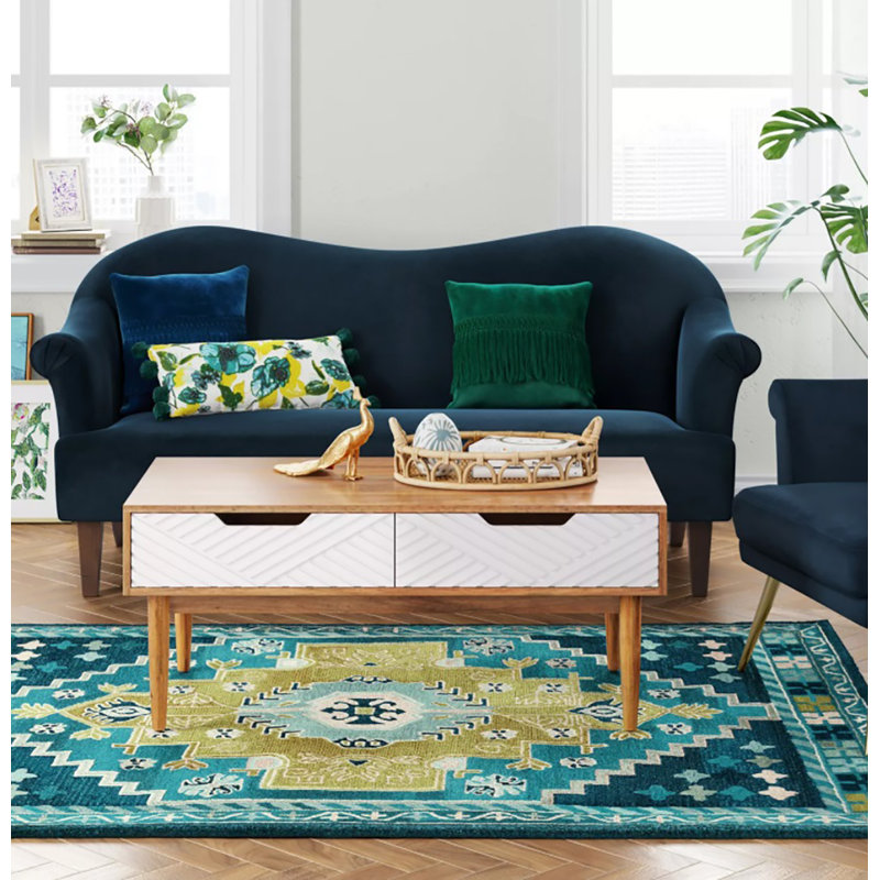 Wool Abstract Indoor Rug