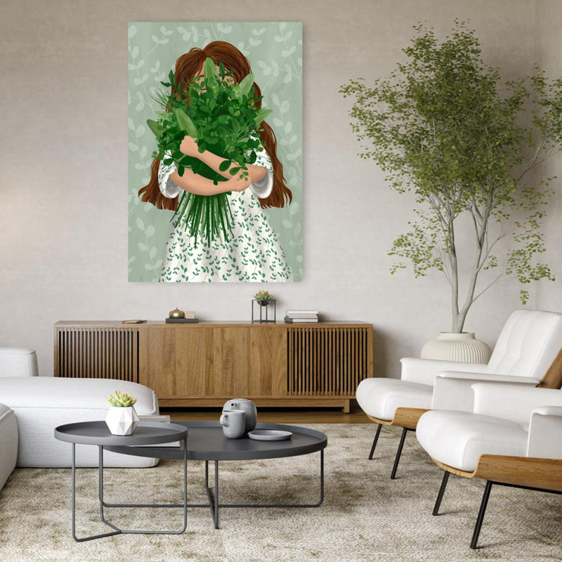 Art contemporain contemporain abstrait, H 48 po x l 32 po