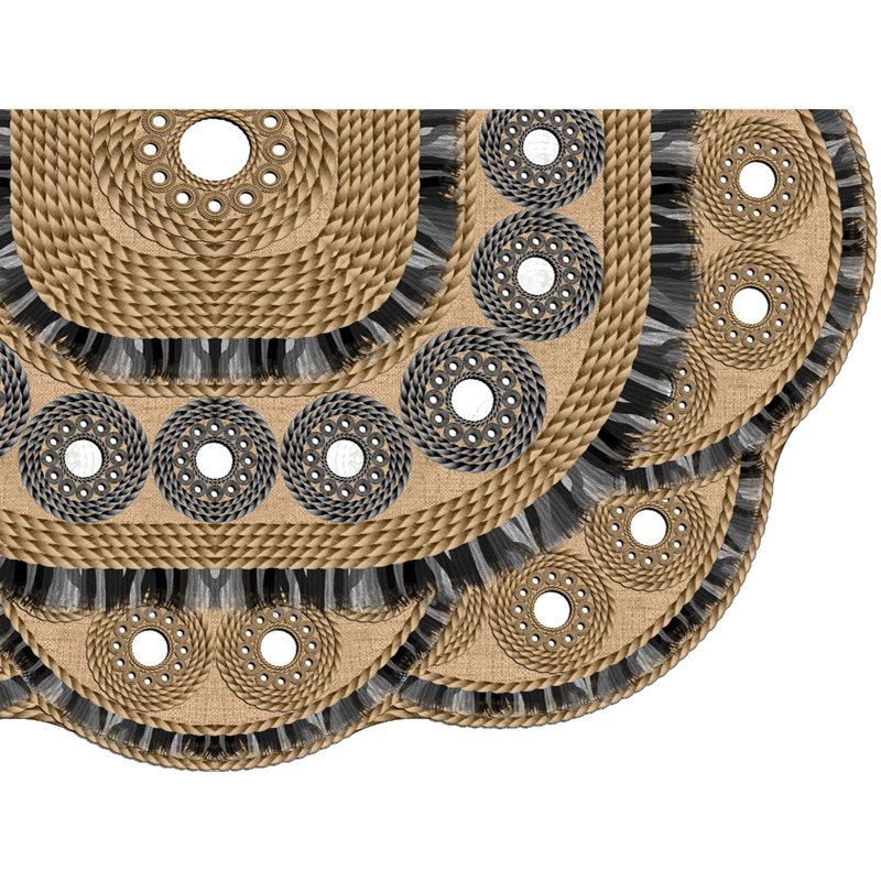 Premium Bathmat Set (2 Pieces), Brown, 19.7 x 23.6 inches & 23.6 x 39.4 inches | 100% Polyester, 1300 g/m², Pile Height: 0.4 inches | Non-Slip Underside, Antibacterial, Machine Washable | Ideal for Bathroom Comfort & Safety