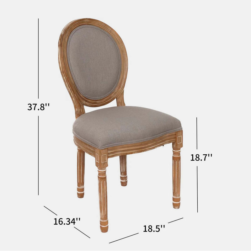 18,5 po de largeur, Lin gris