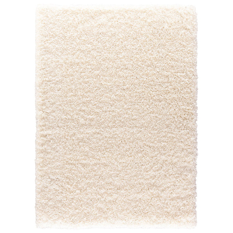 Verona Thick Cream Shaggy Area Rug – Soft Pile, Non-Slip, Durable Polypropylene Carpet for Living Room, Bedroom & Hallway