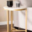 Table d'appoint en marbre Garza - Style Mid-Century moderne - 