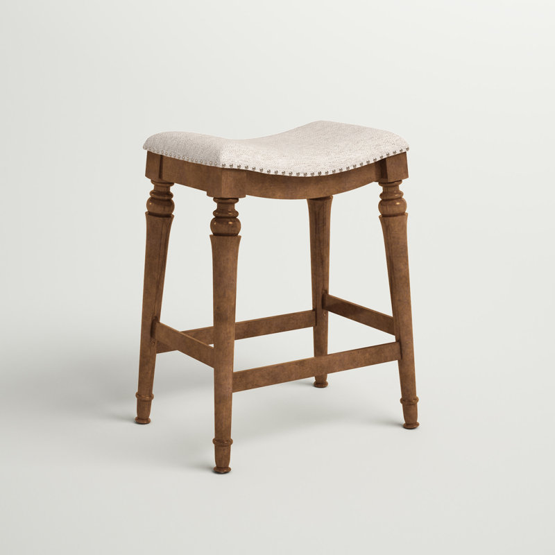Kathryn 27" Big And Tall Stool, Brown