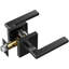 Passage Door Handle 6 Pack Matte Black Door Lever Interior Reversible Lever