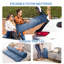 Matelas de sol futon japonais portable et confortable - lit de couchage pliable en forme de tatami, idéal pour une chambre, un dortoir, une chambre d'amis, un VR ou le camping. Disponible en formats simple et double.-2000805270-2000805272
