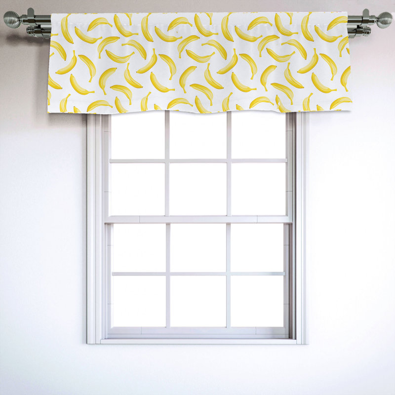 Sateen Ruffled Window Valance