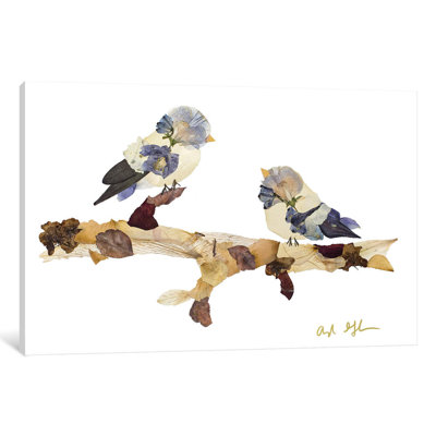 Songbirds 1 Piece Wall Art on Canvas