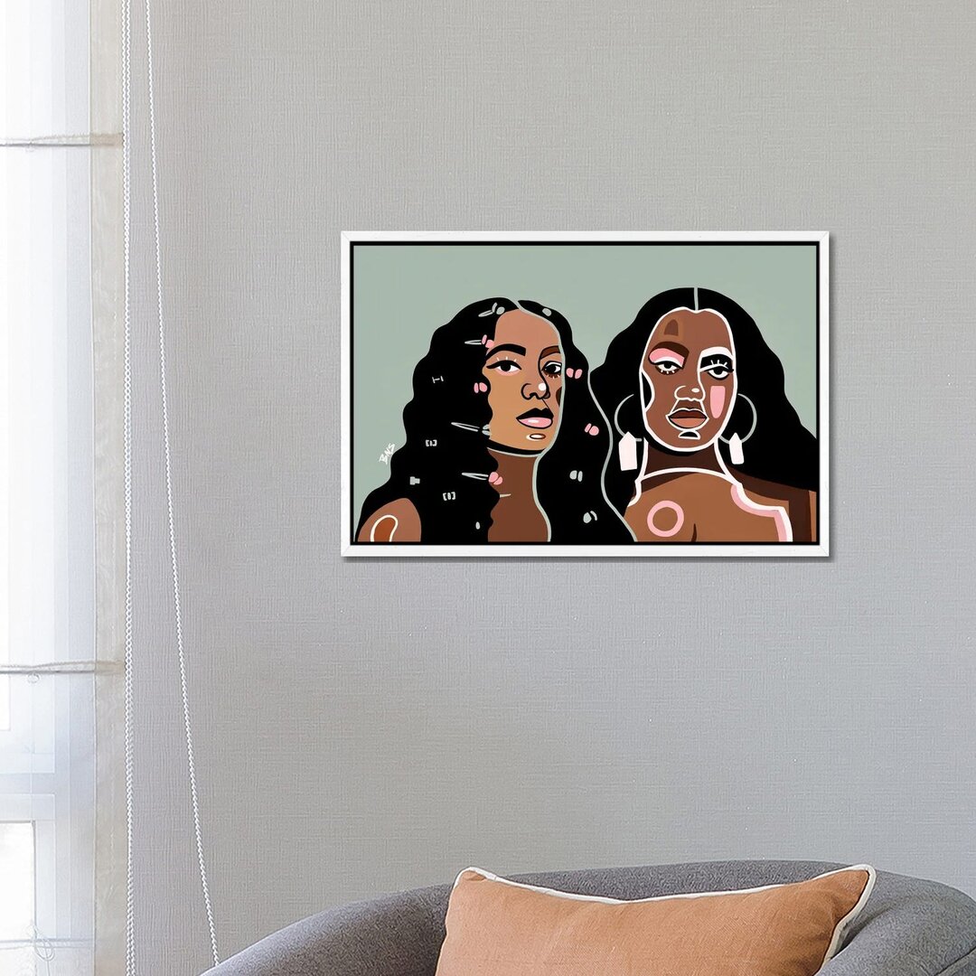 Leinwandbild - Grafikdruck „Solange” von Bria Nicole