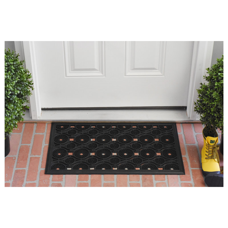 Kreutzer Non-Slip Geometric Outdoor Doormat