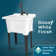 21.5'' L x 25'' W Free Standing Laundry Sink with Faucet